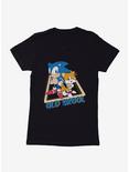 Sonic The Hedgehog Sonic And Tails Old Skool Womens T-Shirt, BLACK, hi-res