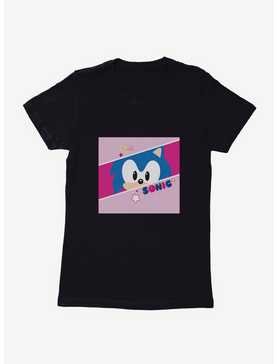Sonic The Hedgehog Pop Sonic Eyes Peek Womens T-Shirt, , hi-res