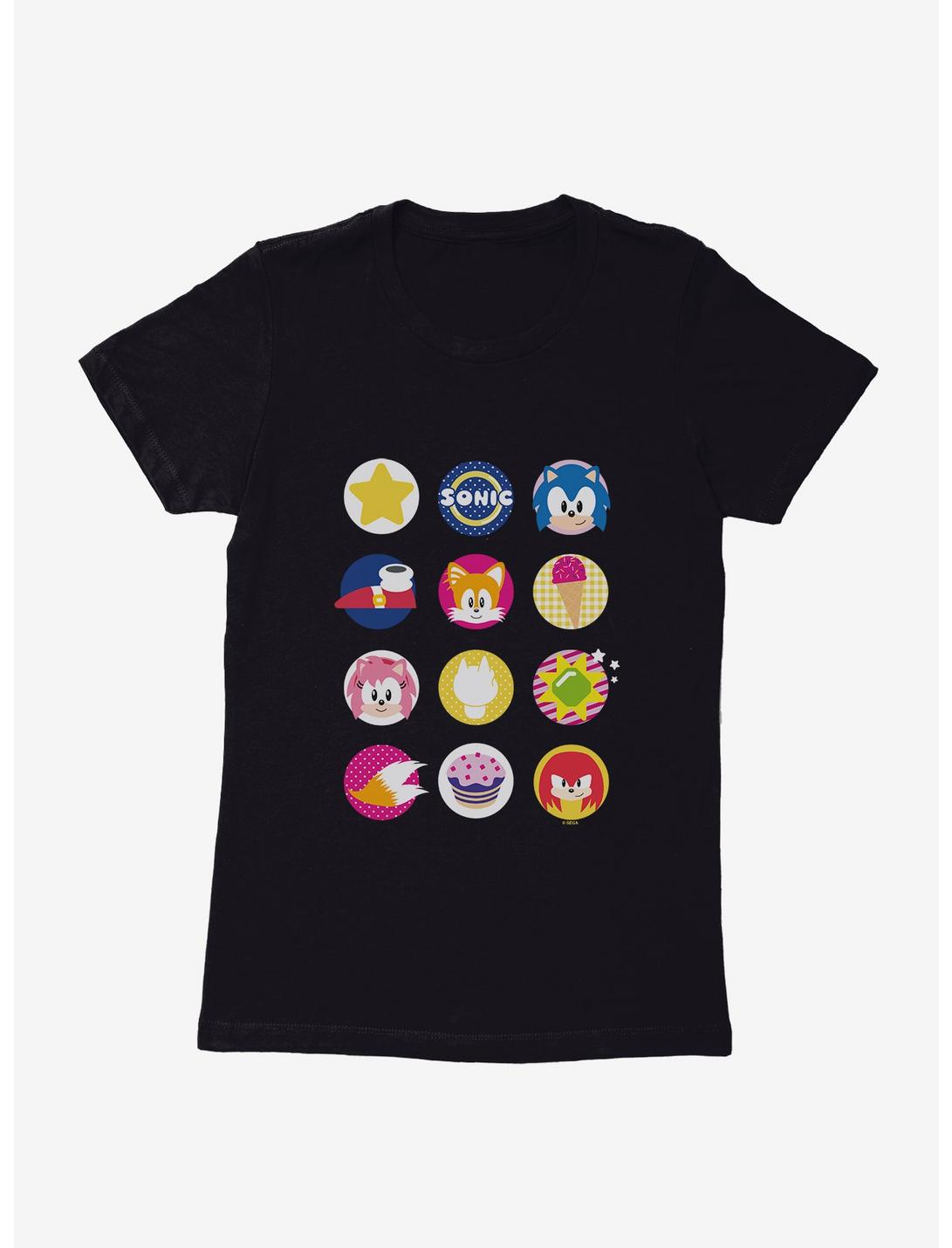Sonic The Hedgehog Sonic And Friends Icons Womens T-Shirt, , hi-res