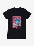 Sonic The Hedgehog Sonic's The Name Womens T-Shirt, BLACK, hi-res