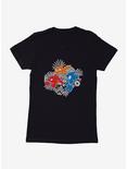 Sonic The Hedgehog Tails, Knuckles, Sonic, And Dr. Eggman Pop Art Womens T-Shirt, BLACK, hi-res