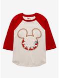 Disney Mickey & Minnie's Runaway Railway Women's Raglan T-Shirt - BoxLunch Exclusive, RED, hi-res