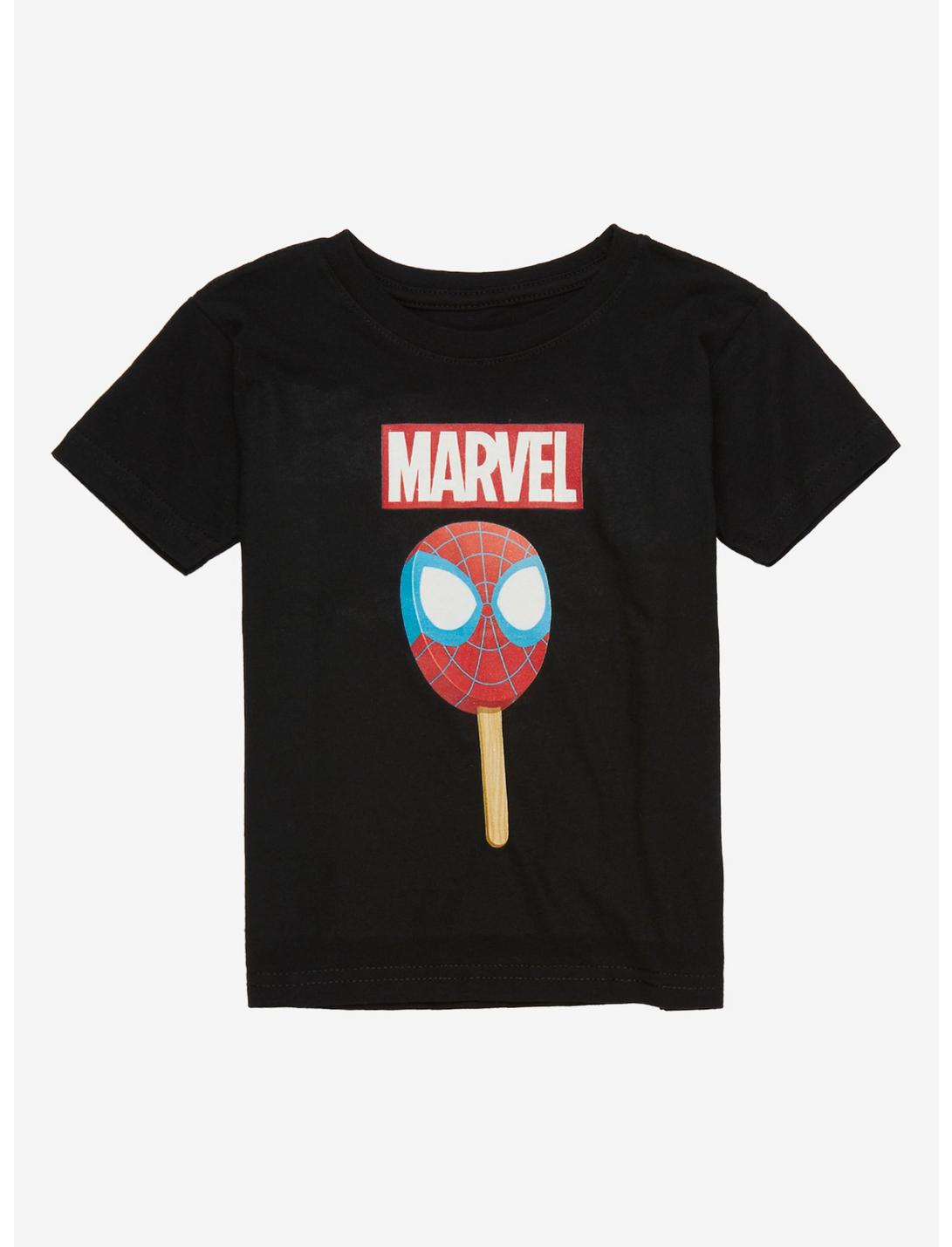 Marvel Eat the Universe Spider-Man Ice Cream Toddler T-Shirt - BoxLunch Exclusive, RED, hi-res
