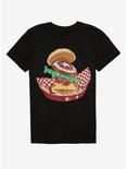 Marvel Eat the Universe Cheeseburger Youth T-Shirt, BLACK, hi-res