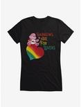 Care Bears Pride Love-A-Lot Bear Rainbows Are For Lovers T-Shirt, BLACK, hi-res