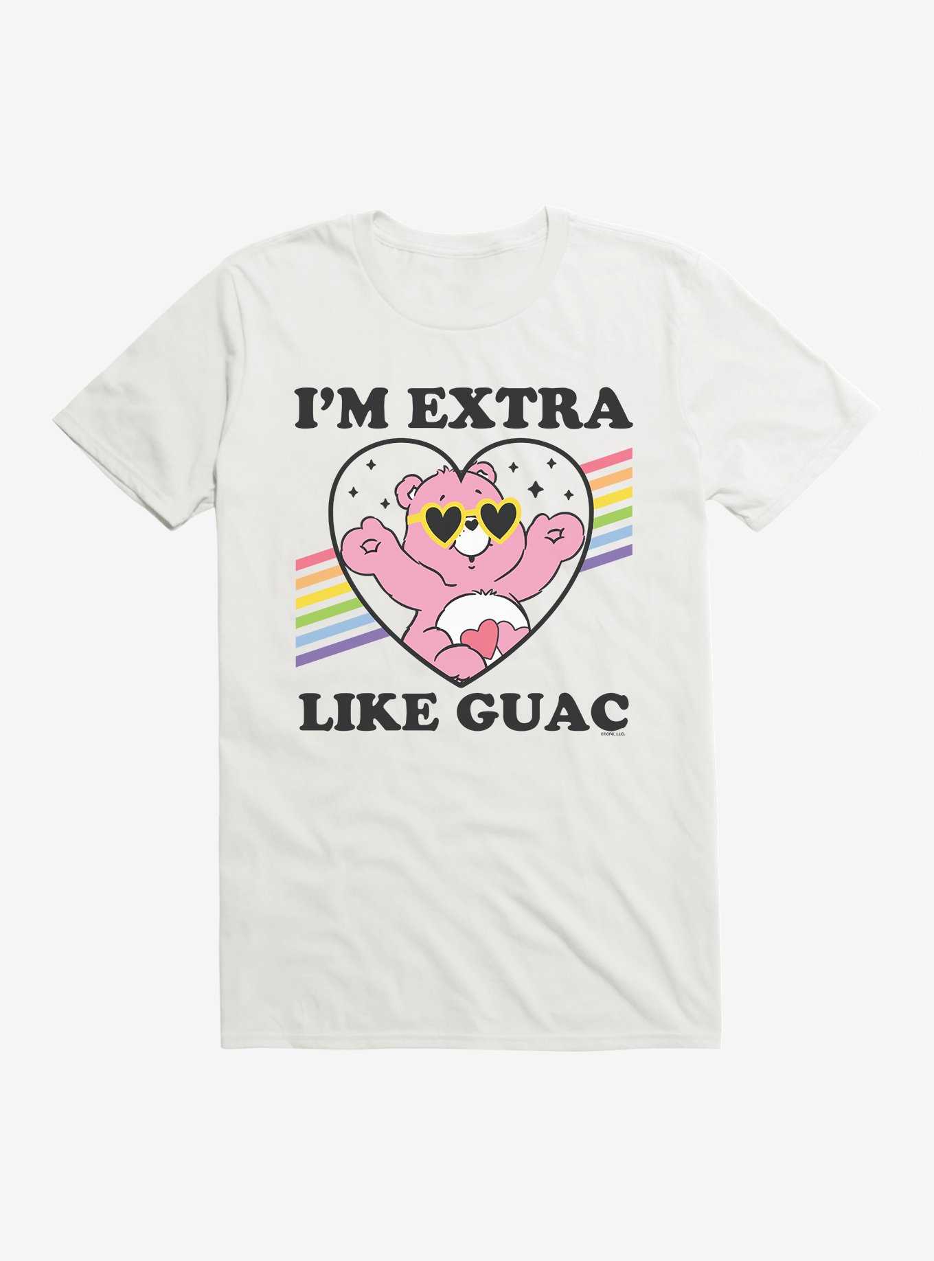 Care Bears Pride Love-A-Lot Bear Extra Like Guac T-Shirt, WHITE, hi-res