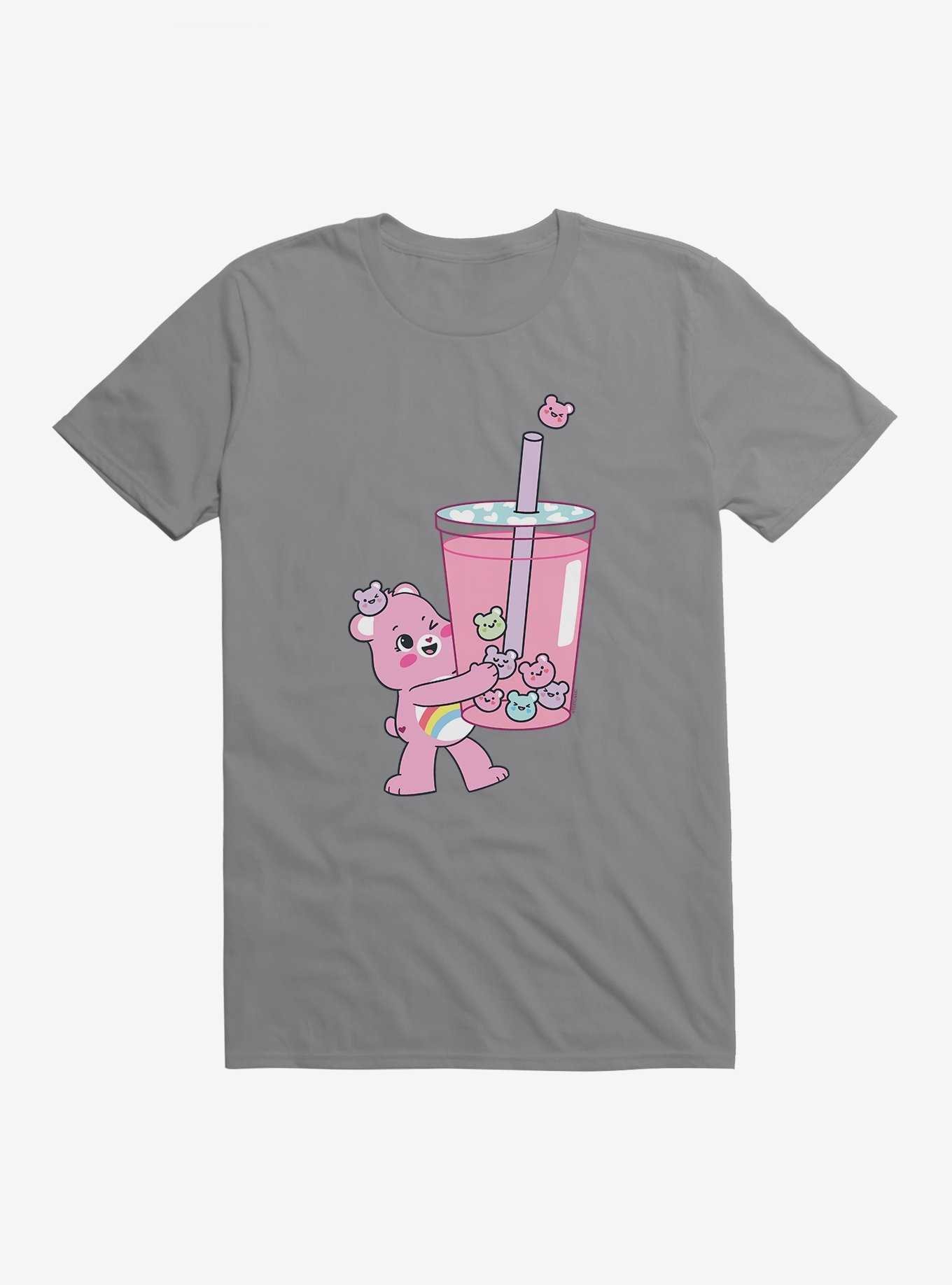 Care Bears Cheer Bear Pink Boba Time T-Shirt, , hi-res