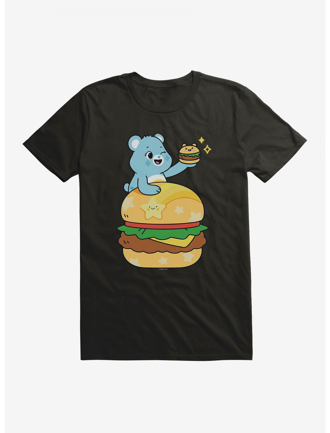 Care Bears Bedtime Bear Burger Time T-Shirt, BLACK, hi-res