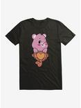 Care Bears Cheer Bear Taiyaki Cone T-Shirt, BLACK, hi-res