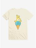 Care Bears Funshine Bear Ice Cream T-Shirt, NATURAL, hi-res