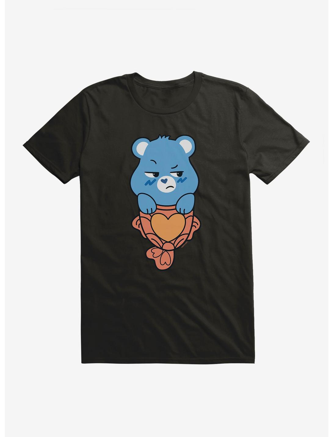 Care Bears Grumpy Bear Taiyaki Cone T-Shirt, BLACK, hi-res