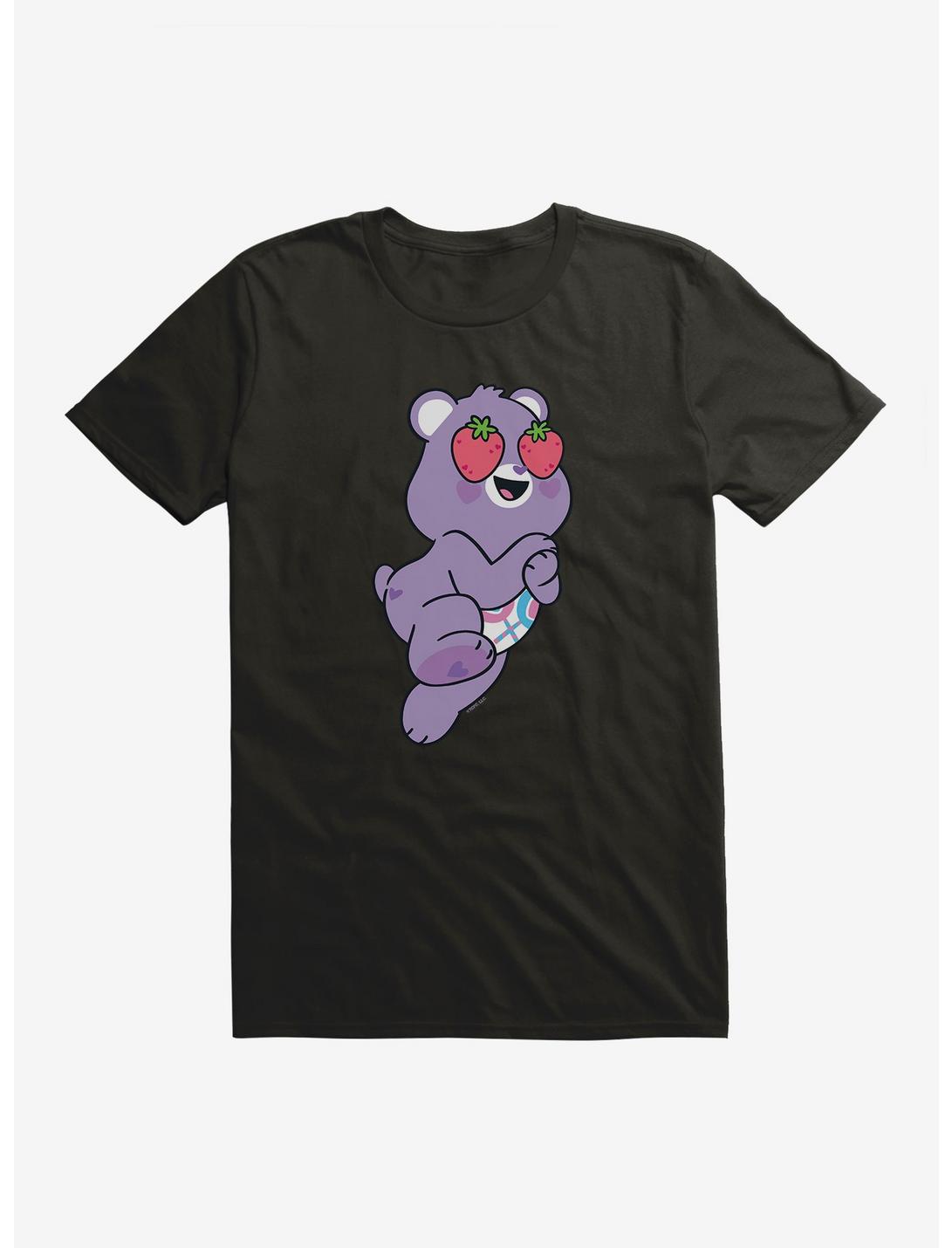 Care Bears Share Bear Strawberry Gaze T-Shirt, BLACK, hi-res