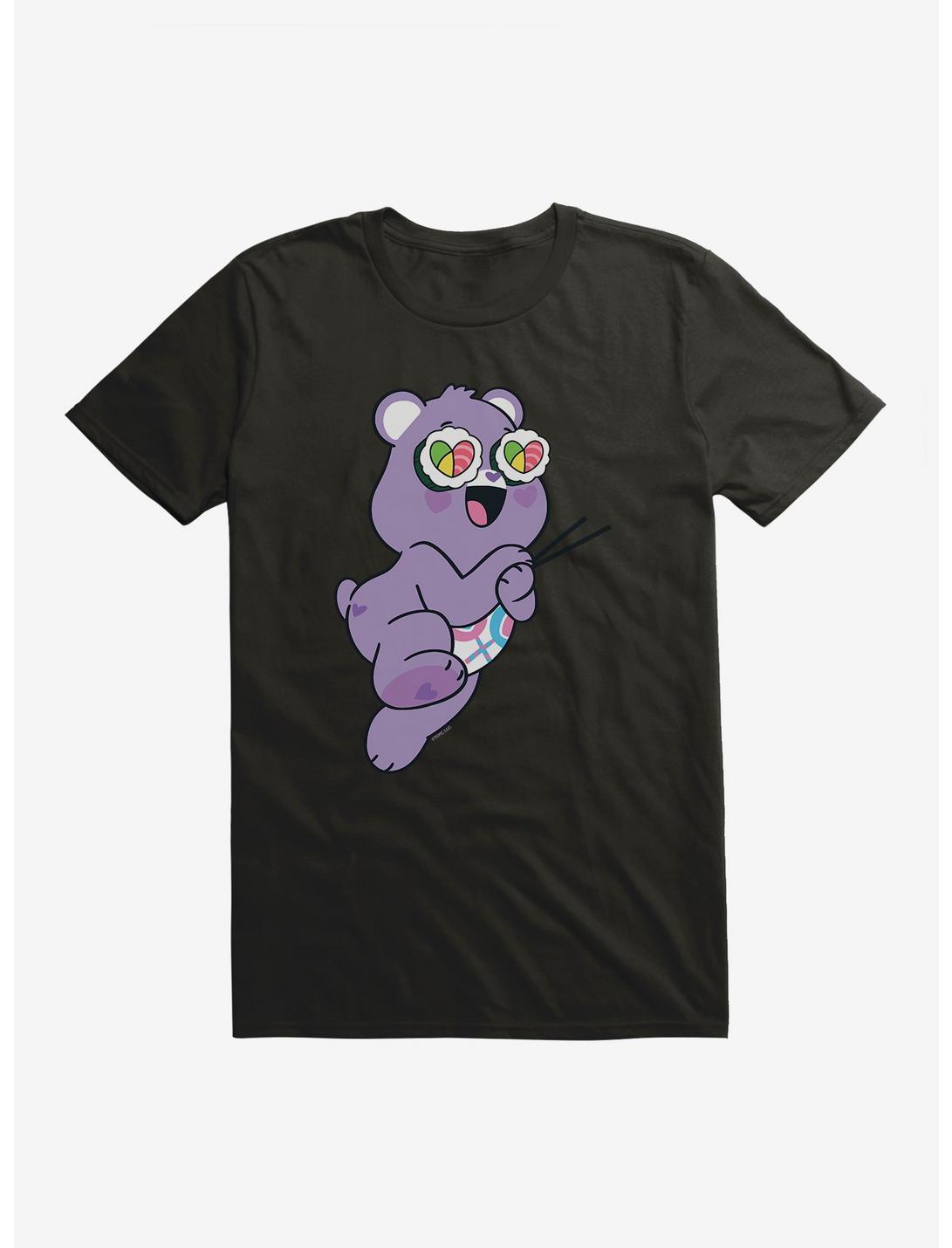 Care Bears Share Bear Sushi Gaze T-Shirt, BLACK, hi-res