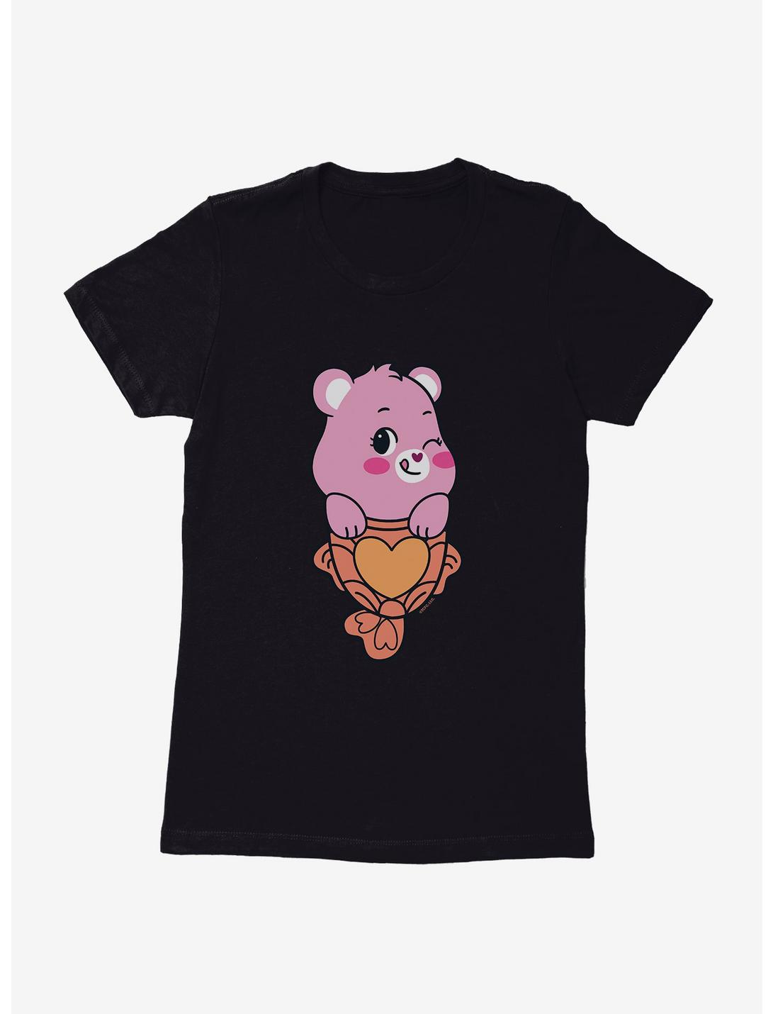 Care Bears Cheer Bear Taiyaki Cone Womens T-Shirt, BLACK, hi-res