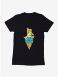 Care Bears Funshine Bear Ice Cream Womens T-Shirt, BLACK, hi-res
