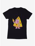 Care Bears Cheer Bear Pizza Slice Womens T-Shirt, BLACK, hi-res