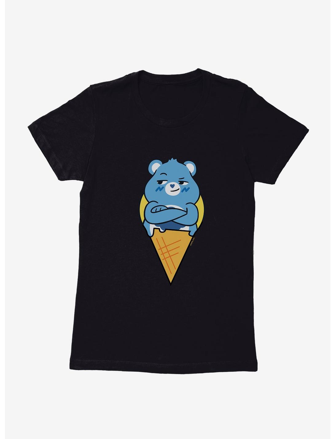 Care Bears Grumpy Bear Taiyaki Time Womens T-Shirt, BLACK, hi-res