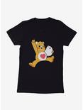 Care Bears Tenderheart Bear Chicken Hug Womens T-Shirt, BLACK, hi-res