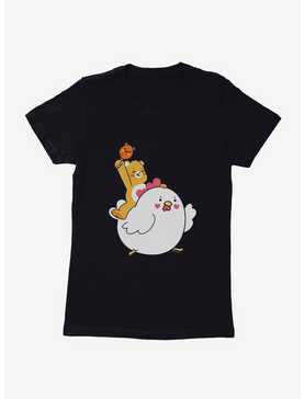 Care Bears Tenderheart Bear Chicken Ride Womens T-Shirt, , hi-res