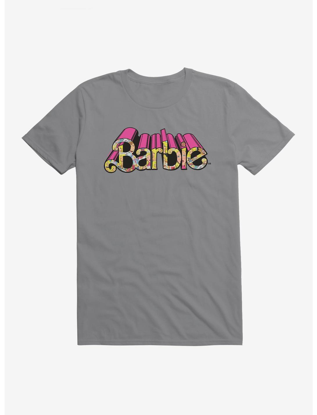 Barbie Bold Comic Script T-Shirt, STORM GREY, hi-res