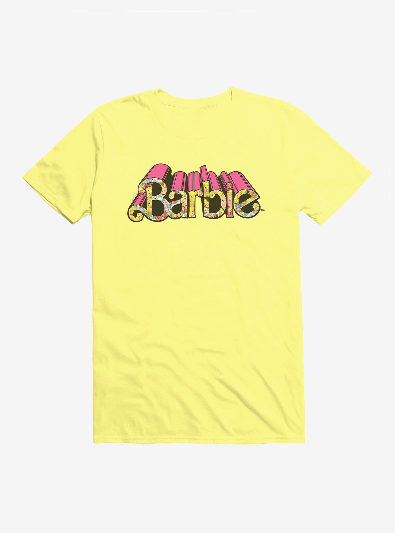 Barbie Bold Comic Script T-Shirt, SPRING YELLOW, hi-res