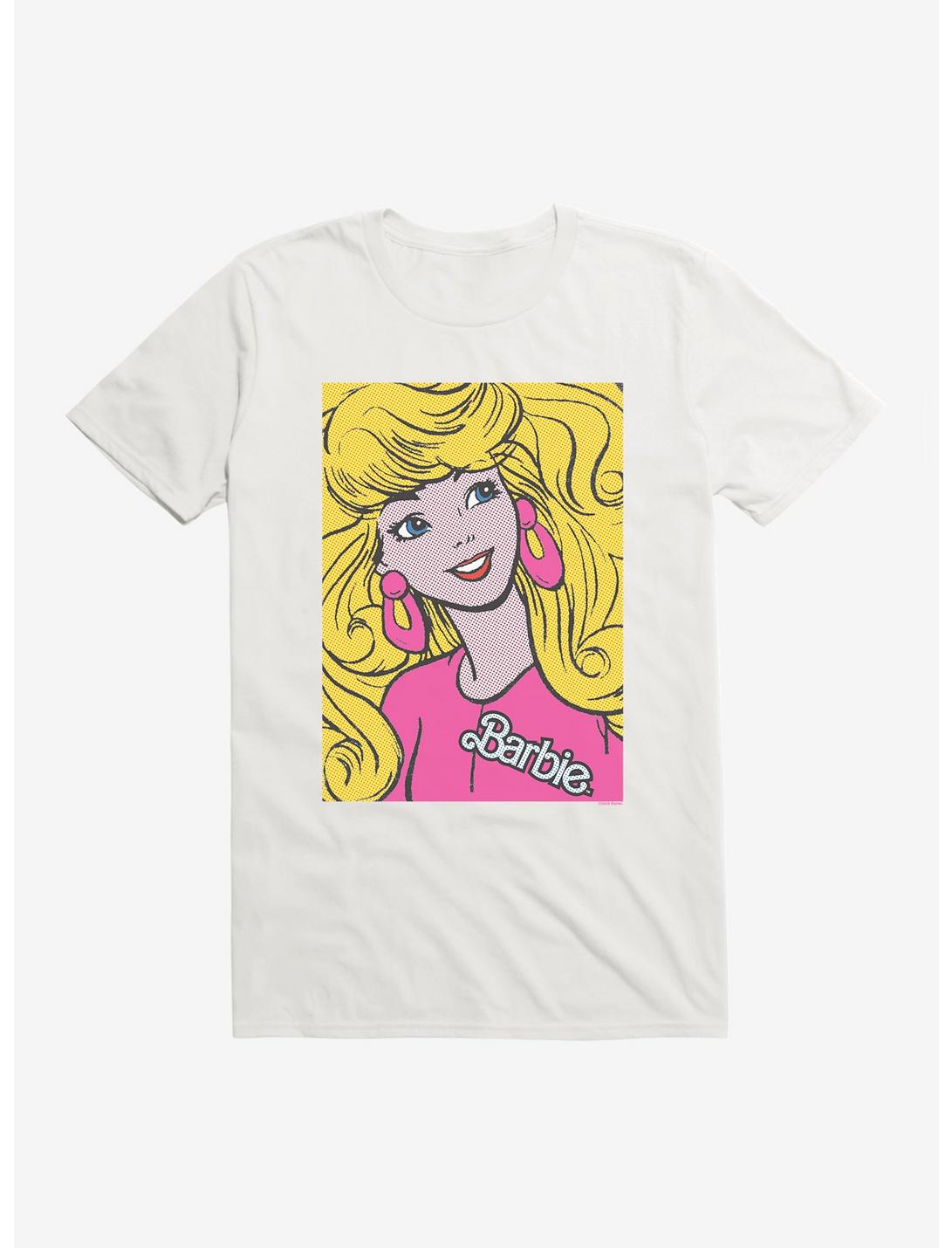 Barbie Pop Art Portrait T-Shirt, WHITE, hi-res