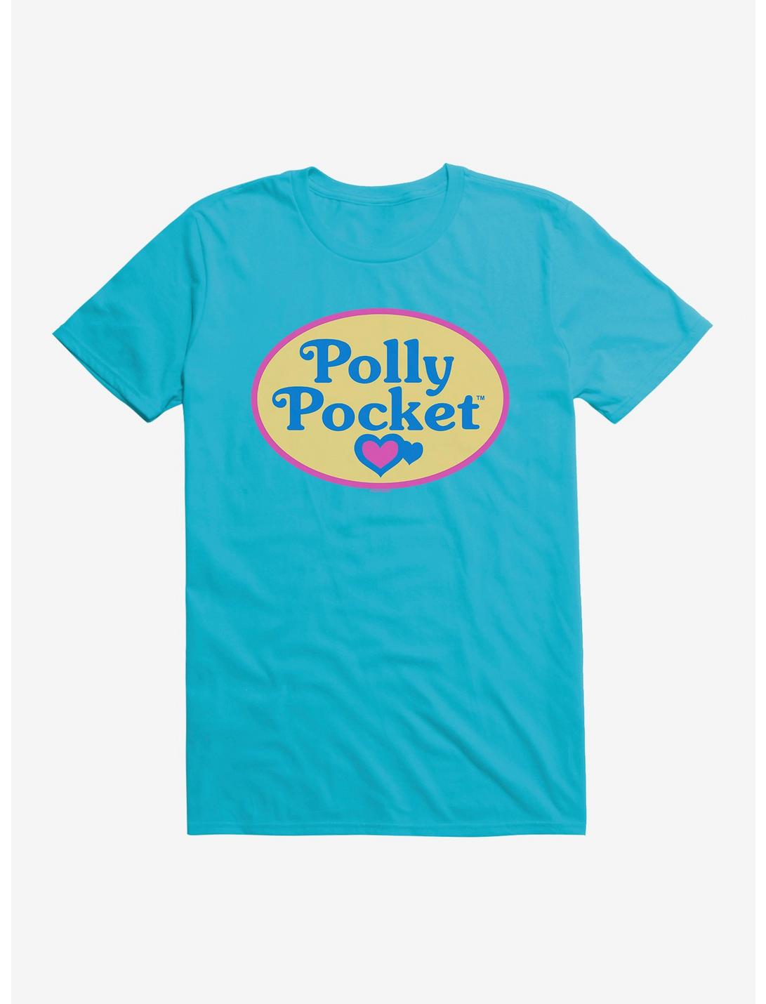 Polly Pocket Classic Logo Icon T-Shirt, CARRIBEAN BLUE, hi-res
