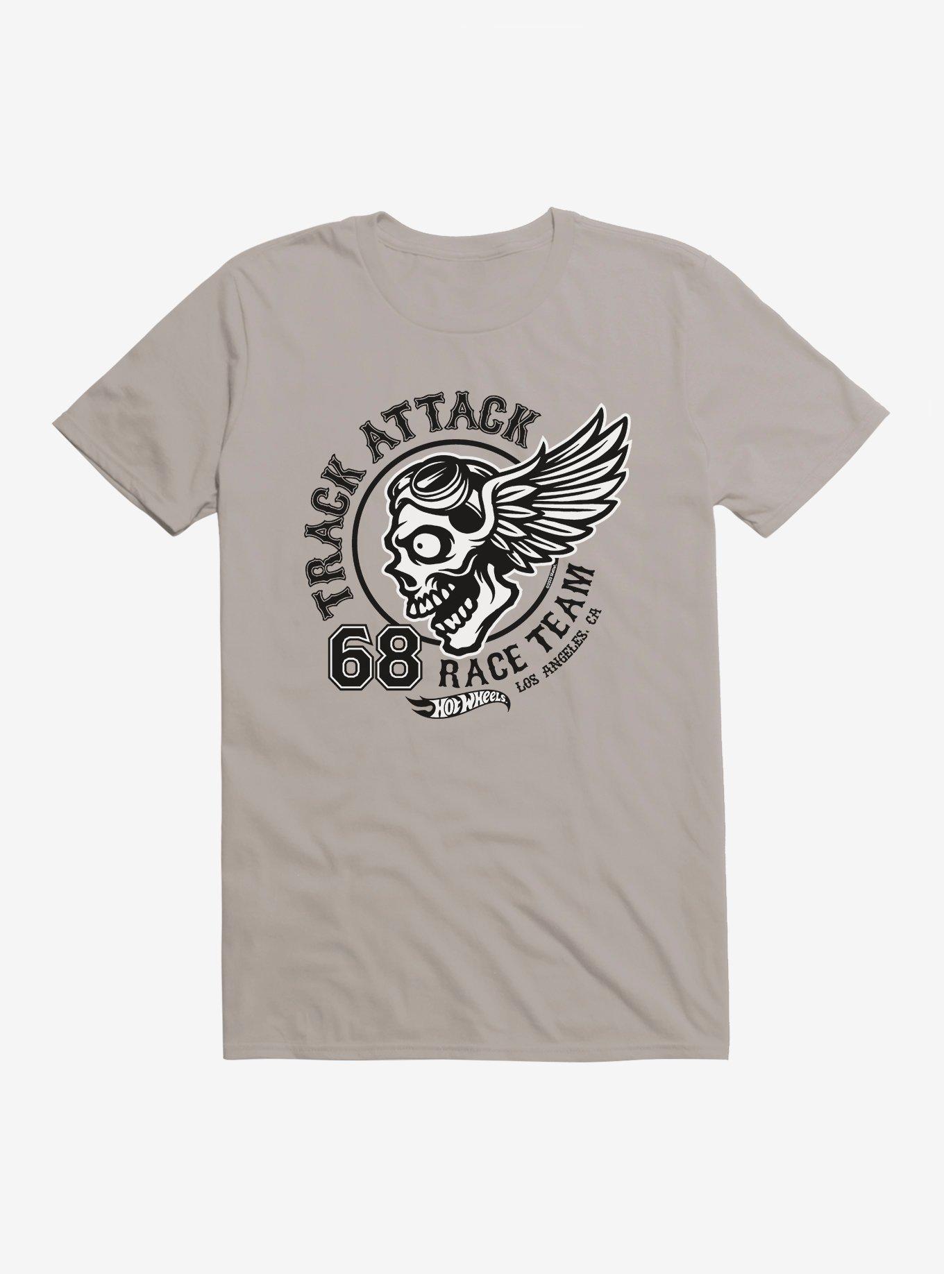 Hot Wheels 68 Track Attack Race Team T-Shirt, LIGHT GREY, hi-res