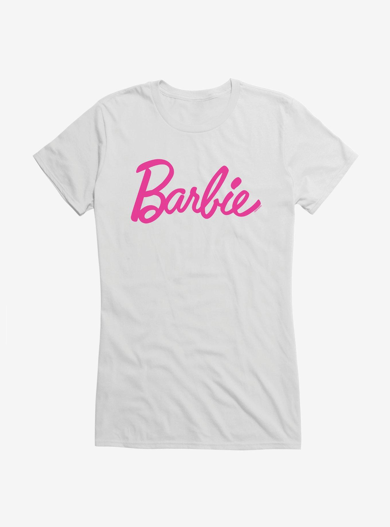 WHITE PINK T-SHIRT BARBIE