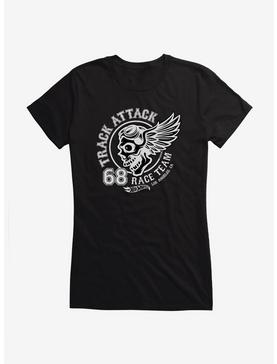 Hot Wheels 68 Track Attack Race Team Girls T-Shirt, BLACK, hi-res