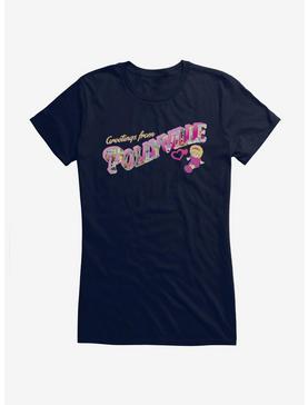 Polly Pocket Greetings From Pollyville Girls T-Shirt, NAVY, hi-res