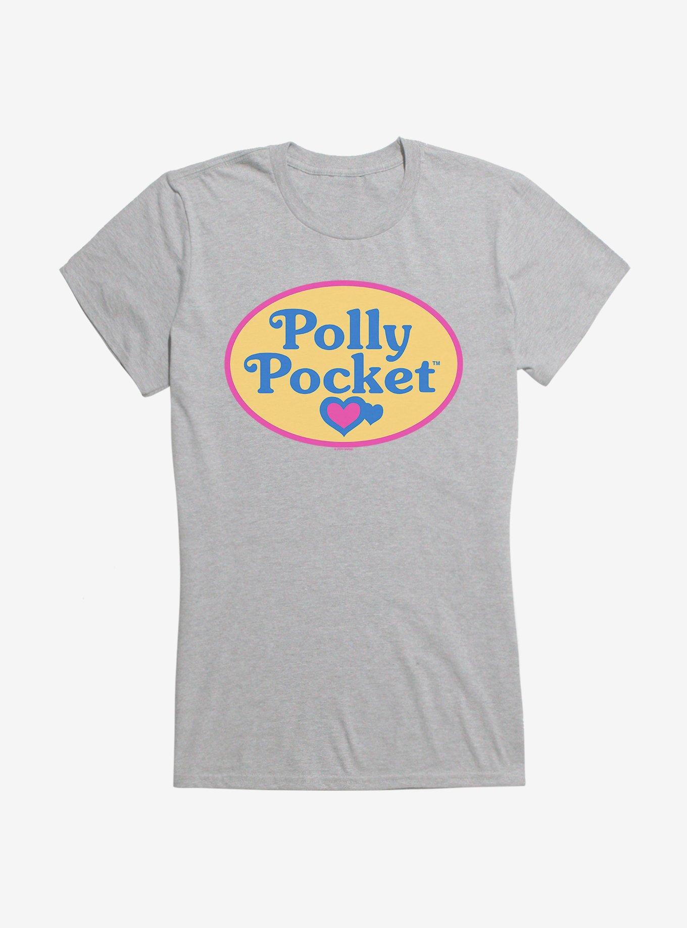 Polly Pocket Classic Logo Icon Girls T-Shirt, HEATHER, hi-res