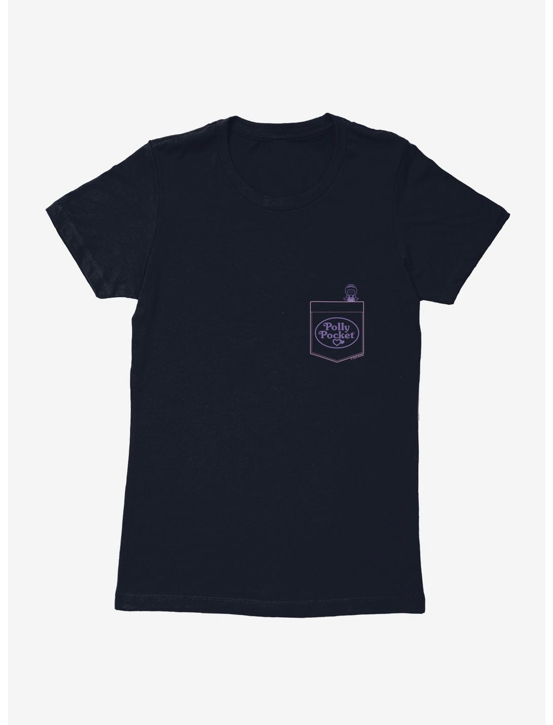 Polly Pocket Faux Pocket Icon Womens T-Shirt, MIDNIGHT NAVY, hi-res