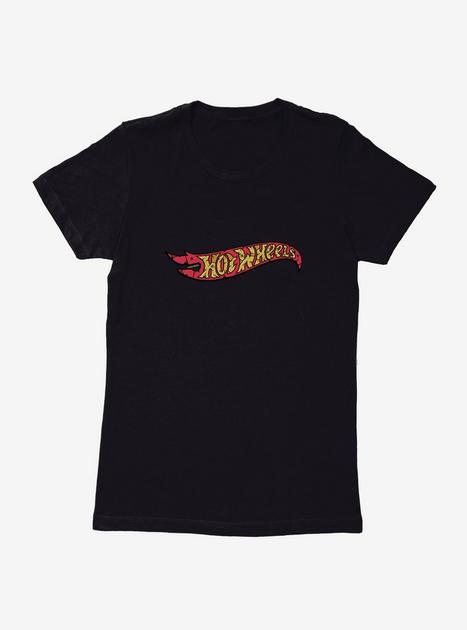 Hot Wheels Distressed Logo Womens T-shirt 