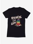 Fisher Price Rock-A-Stack 'Em Up Womens T-Shirt, BLACK, hi-res