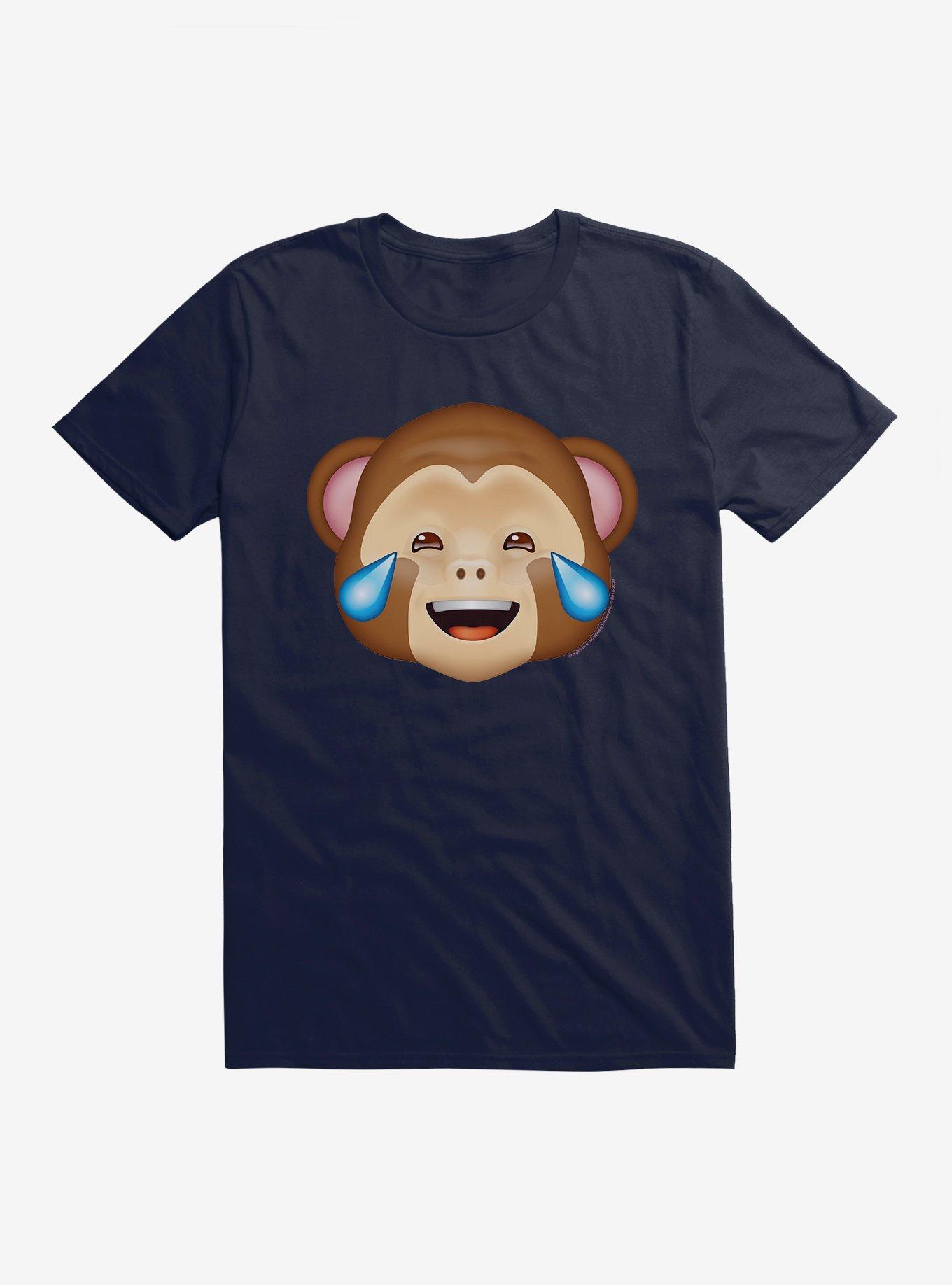 Emoji Monkey Expression Laughter T-shirt 