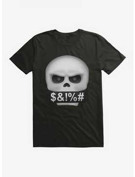Emoji Skull Expression Curse T-Shirt, , hi-res
