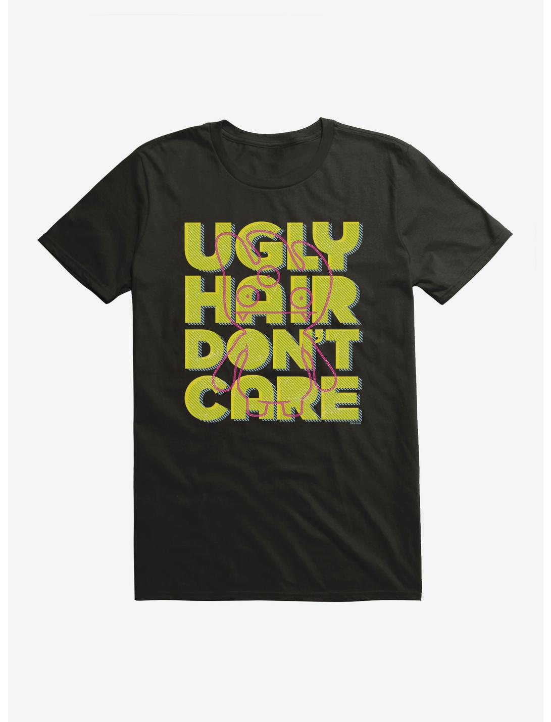UglyDolls Tray Ugly Hair Don't Care T-Shirt, BLACK, hi-res