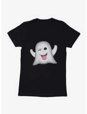 Emoji Ghost Expression Funny Womens T-Shirt, , hi-res