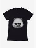 Emoji Panda Expression Curse Womens T-Shirt, BLACK, hi-res