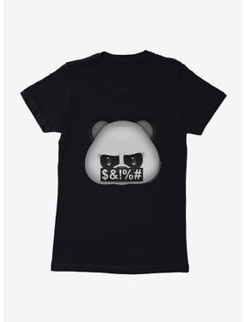 Emoji Panda Expression Curse Womens T-Shirt, , hi-res