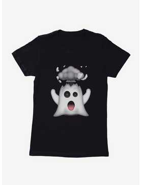 Emoji Ghost Expression Mind Blown Womens T-Shirt, , hi-res