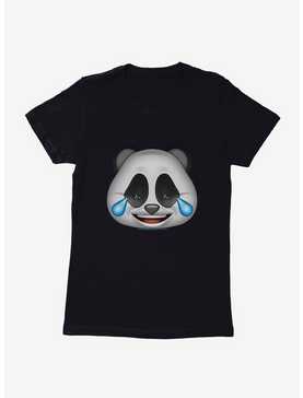 Emoji Panda Expression Laughter Womens T-Shirt, , hi-res