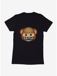 Emoji Monkey Expression Curse Womens T-Shirt, BLACK, hi-res