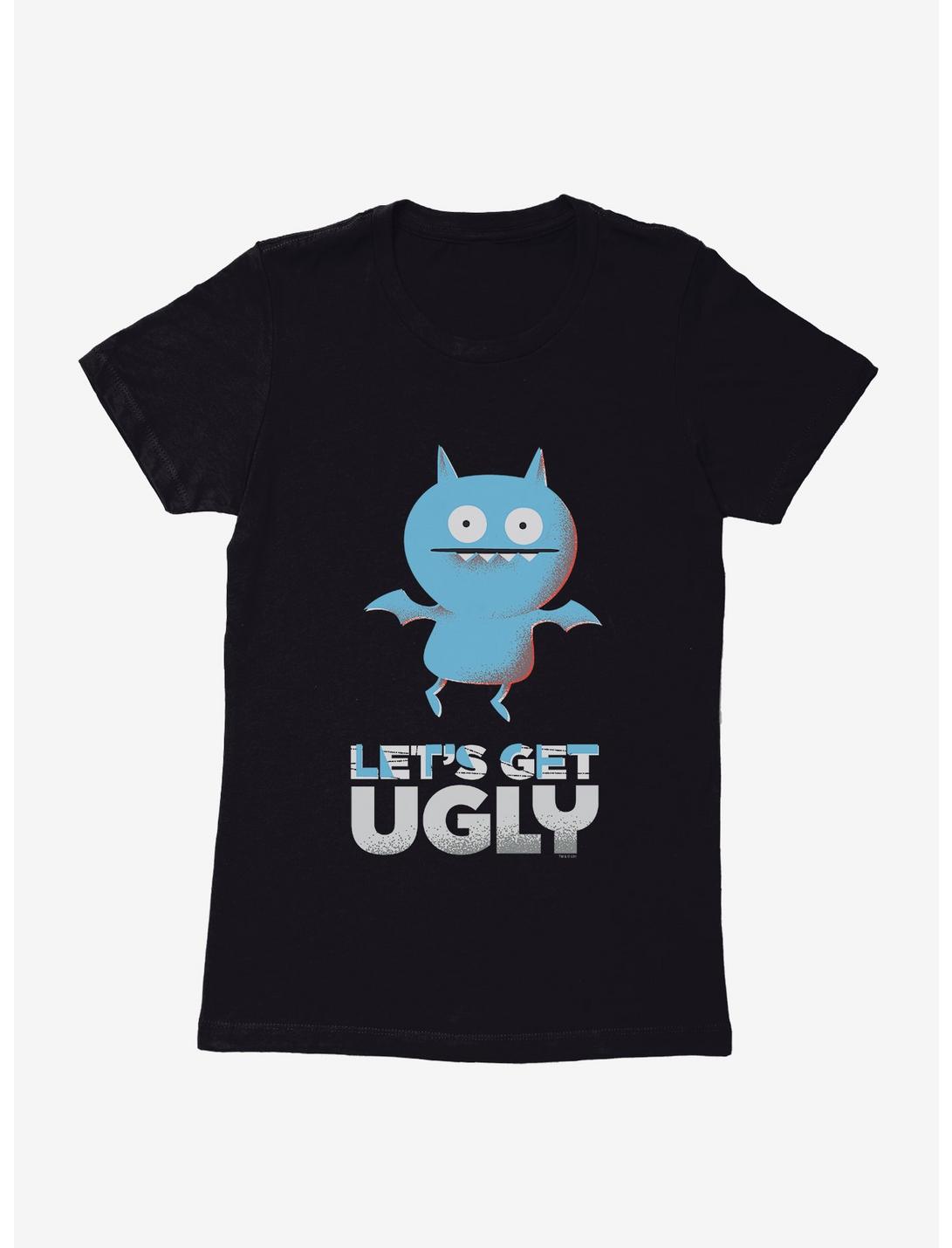 UglyDolls Ice-Bat Let's Get Ugly Womens T-Shirt, BLACK, hi-res