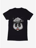 Emoji Panda Expression Mind Blown Womens T-Shirt, BLACK, hi-res