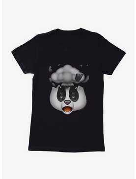 Emoji Panda Expression Mind Blown Womens T-Shirt, , hi-res