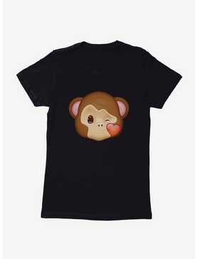 Emoji Monkey Expression Wink Womens T-Shirt, , hi-res