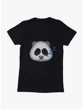 Emoji Panda Expression Sleepy Womens T-Shirt, , hi-res