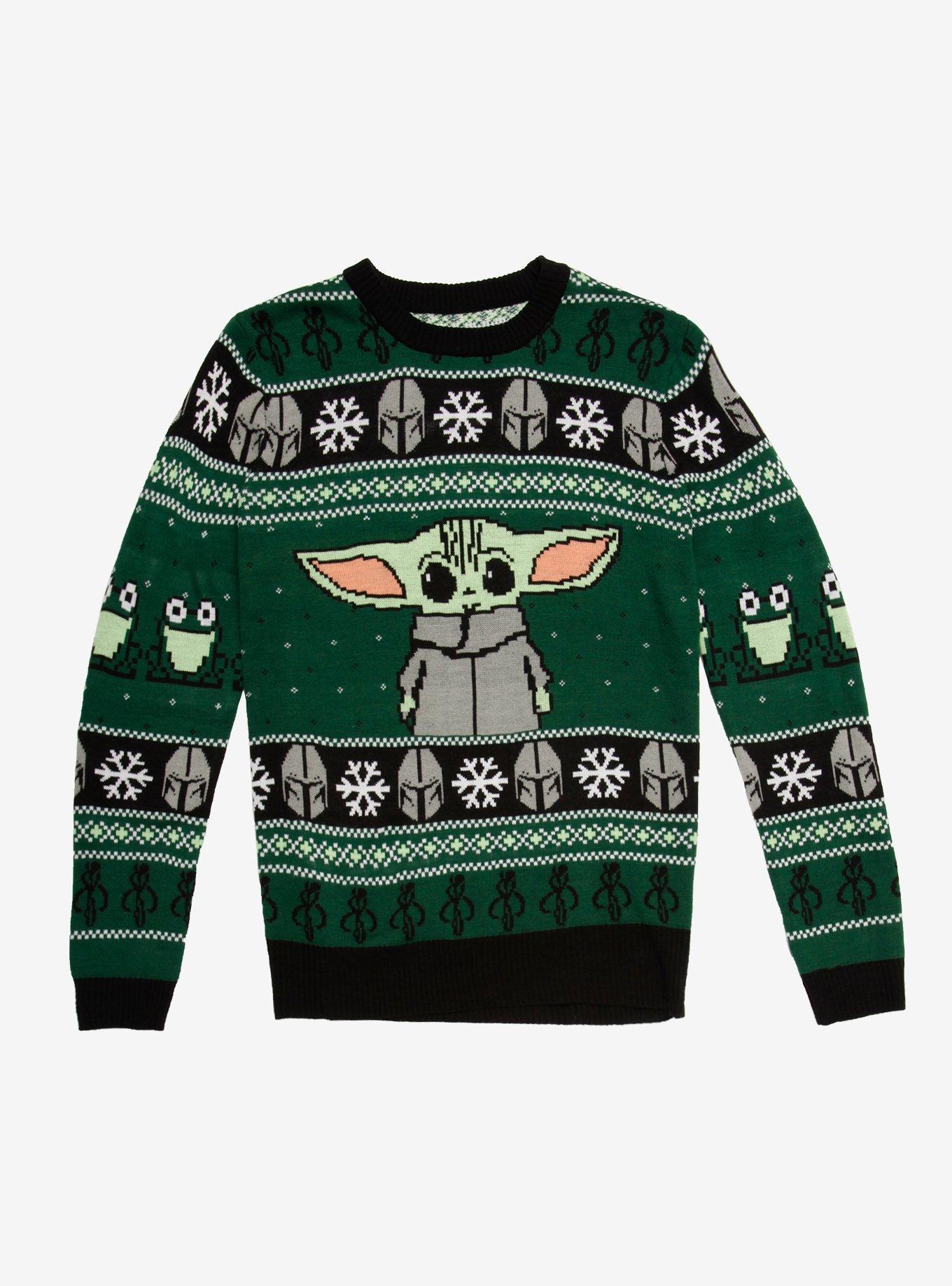 Star Wars The Mandalorian The Child Holiday Sweater - BoxLunch Exclusive, MULTI, hi-res